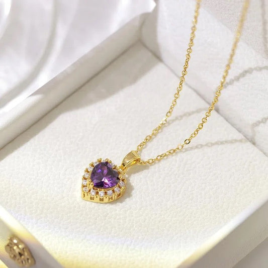 PURPLE HEART necklace