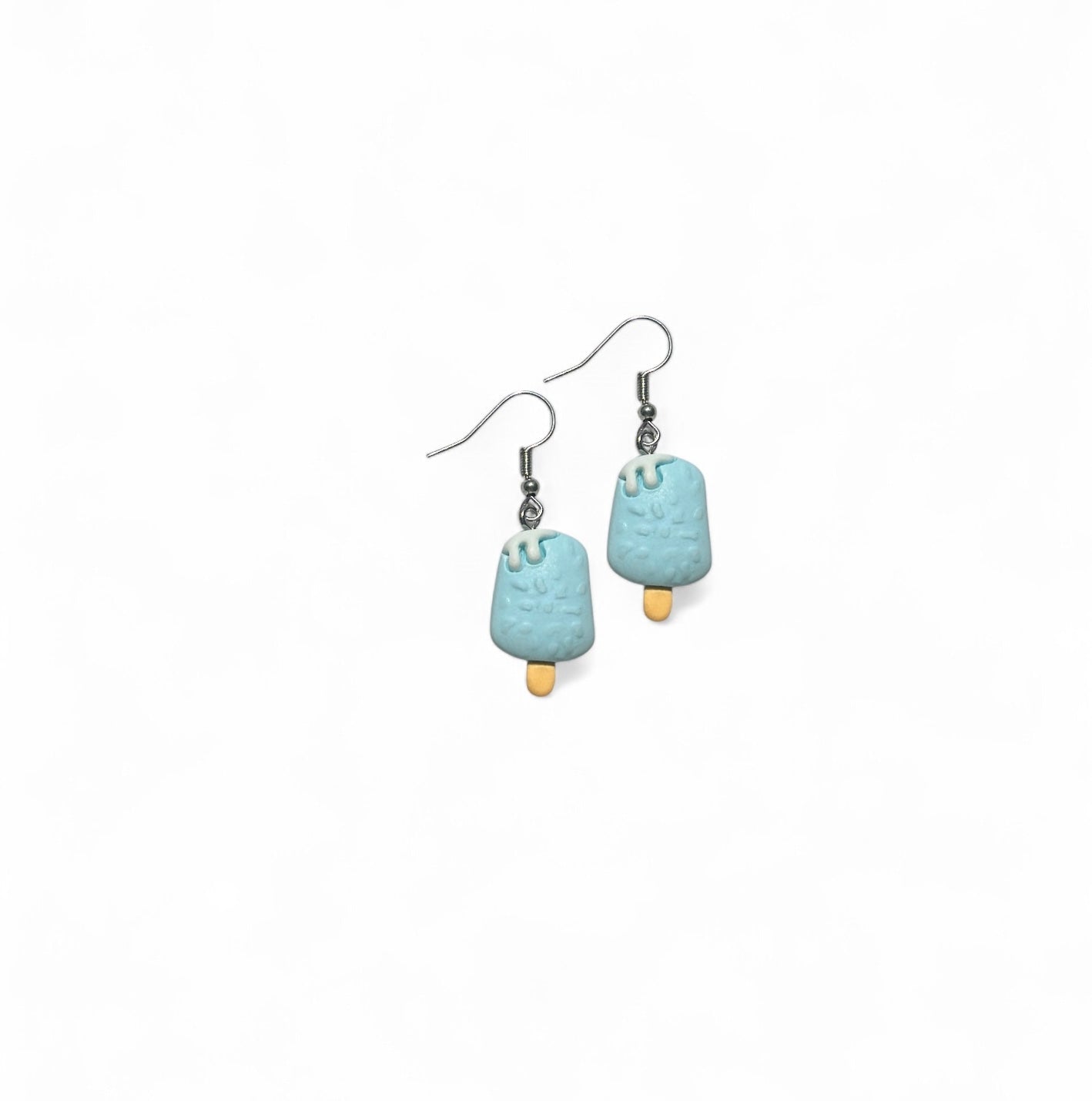 Blue ice cream earring