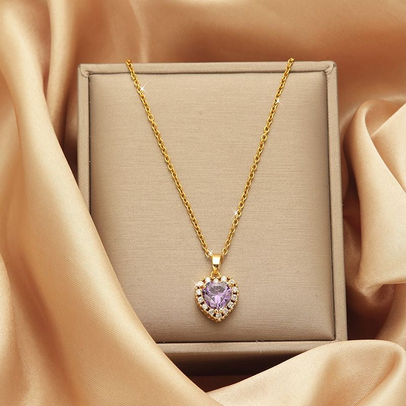 PURPLE HEART necklace