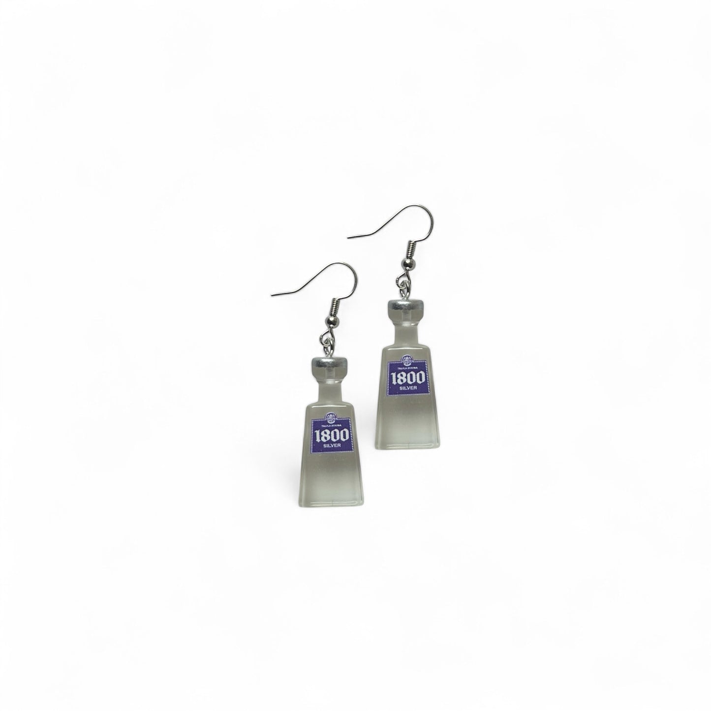 Tequila bottle earrings