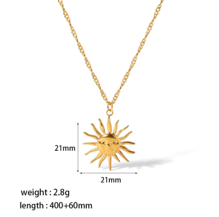 GOLDEN SUN necklace