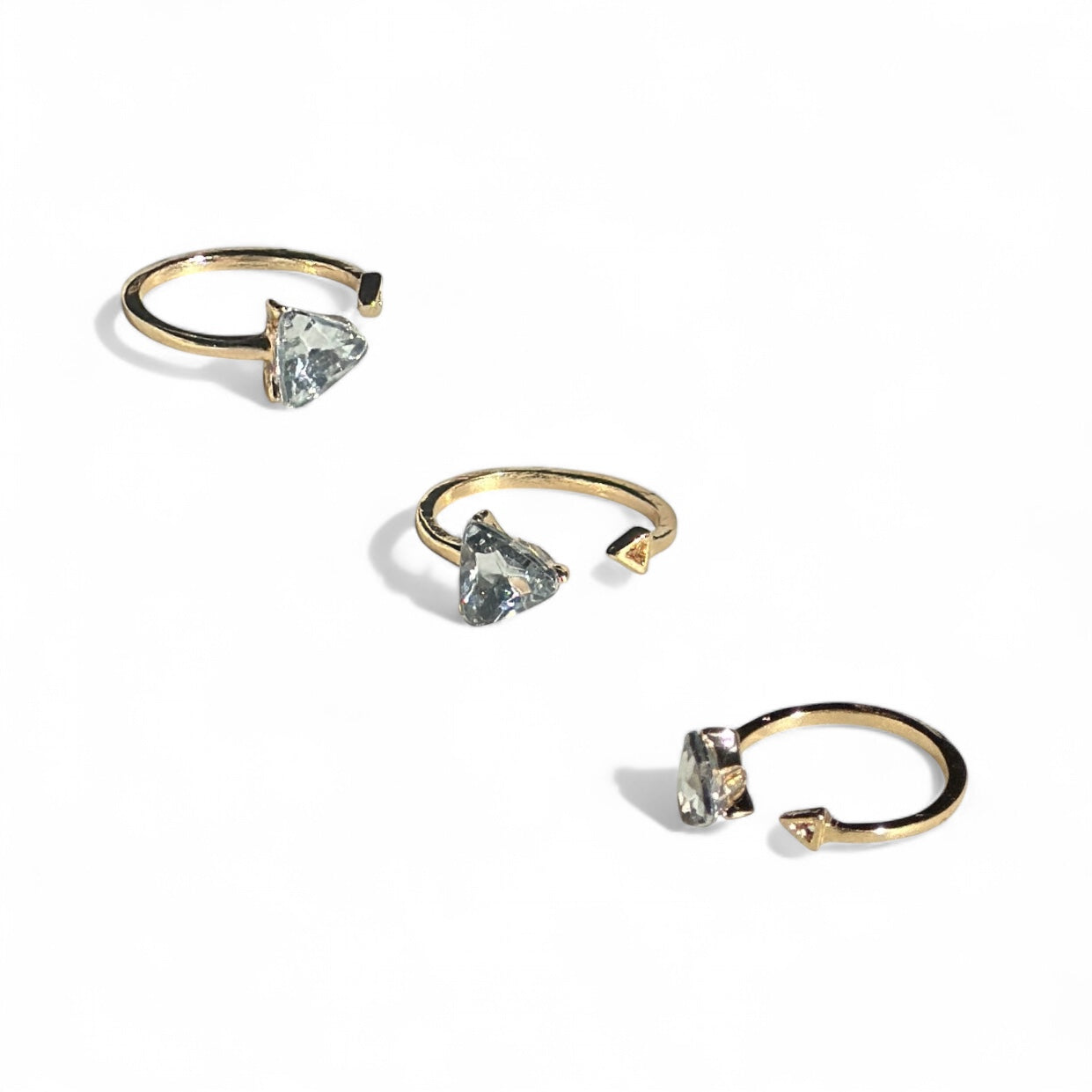 Incomplete stone ring