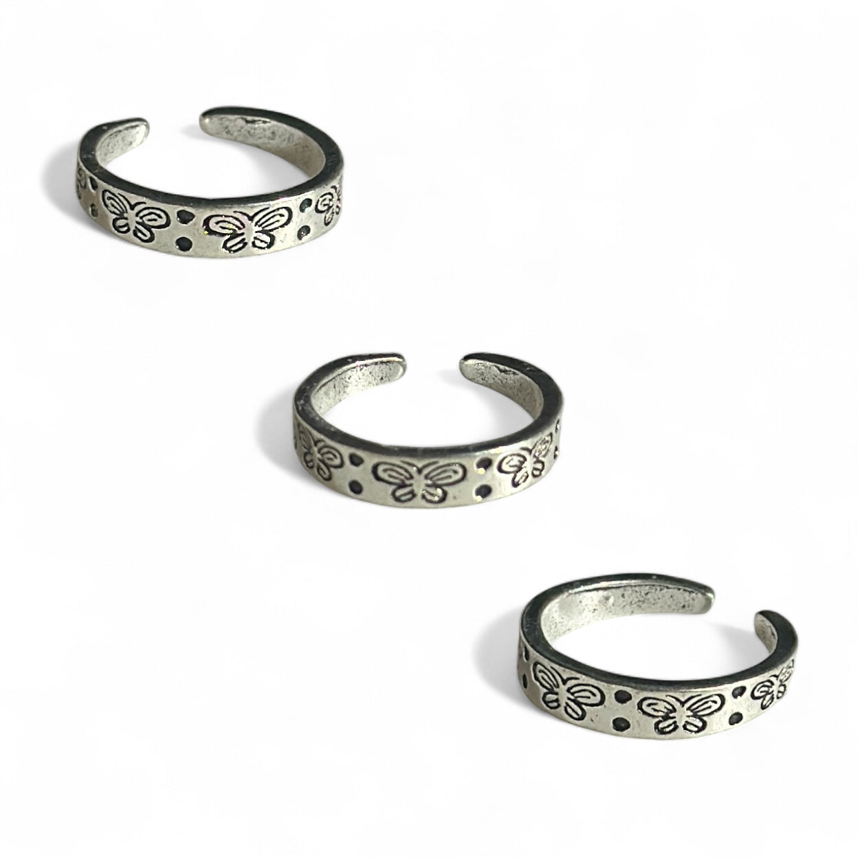 Butterfly print ring