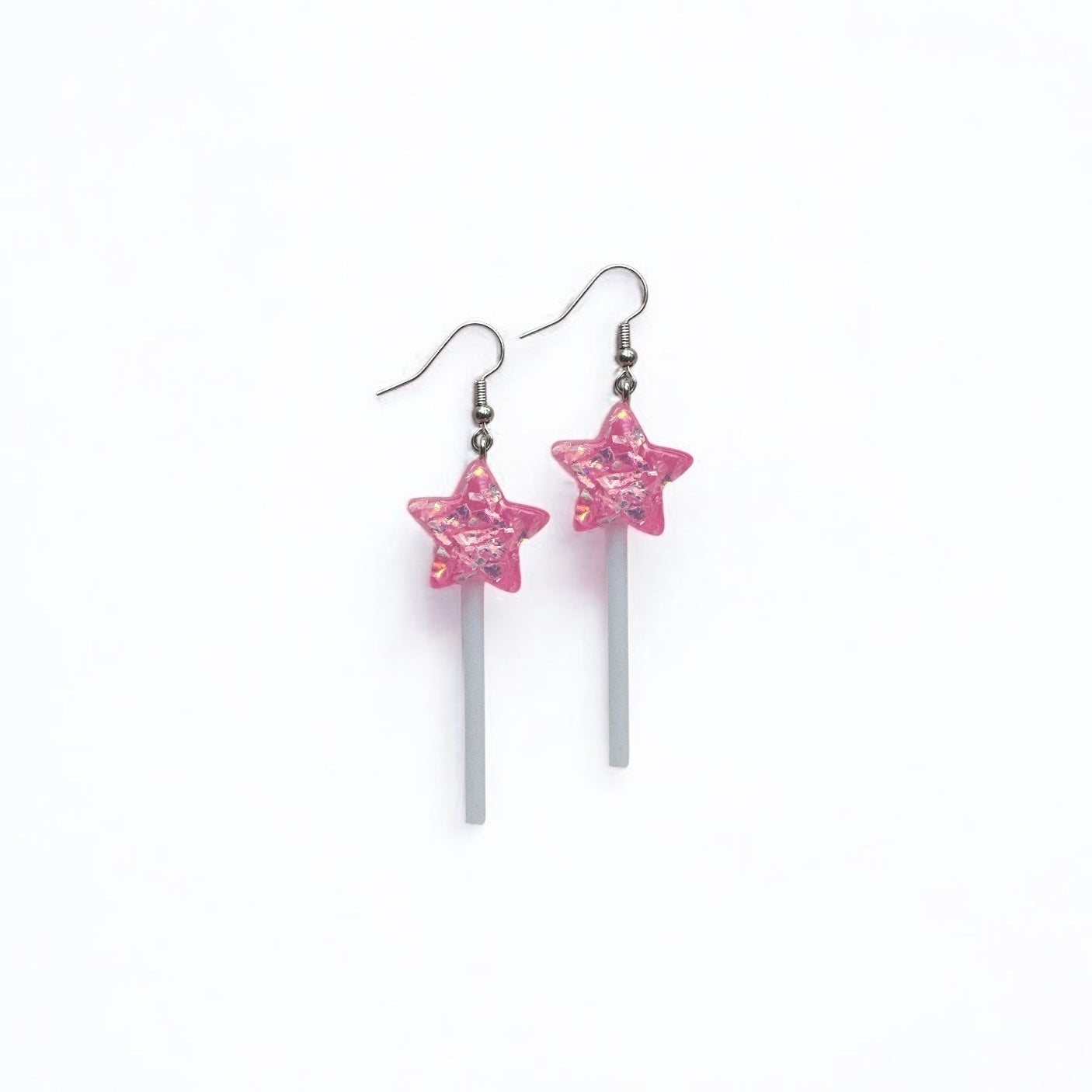 Star lollipop earrings