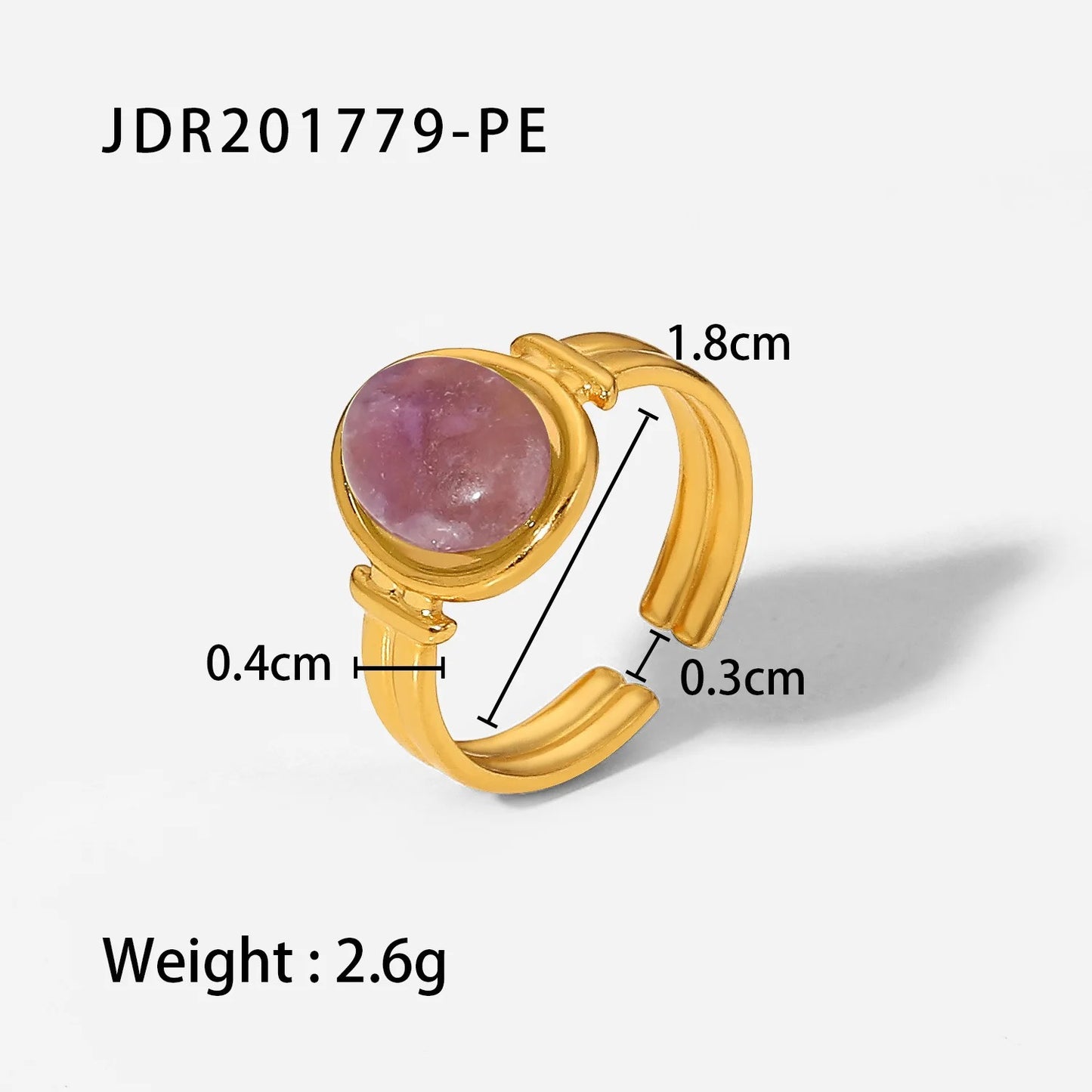 AMETHYST aesthete ring