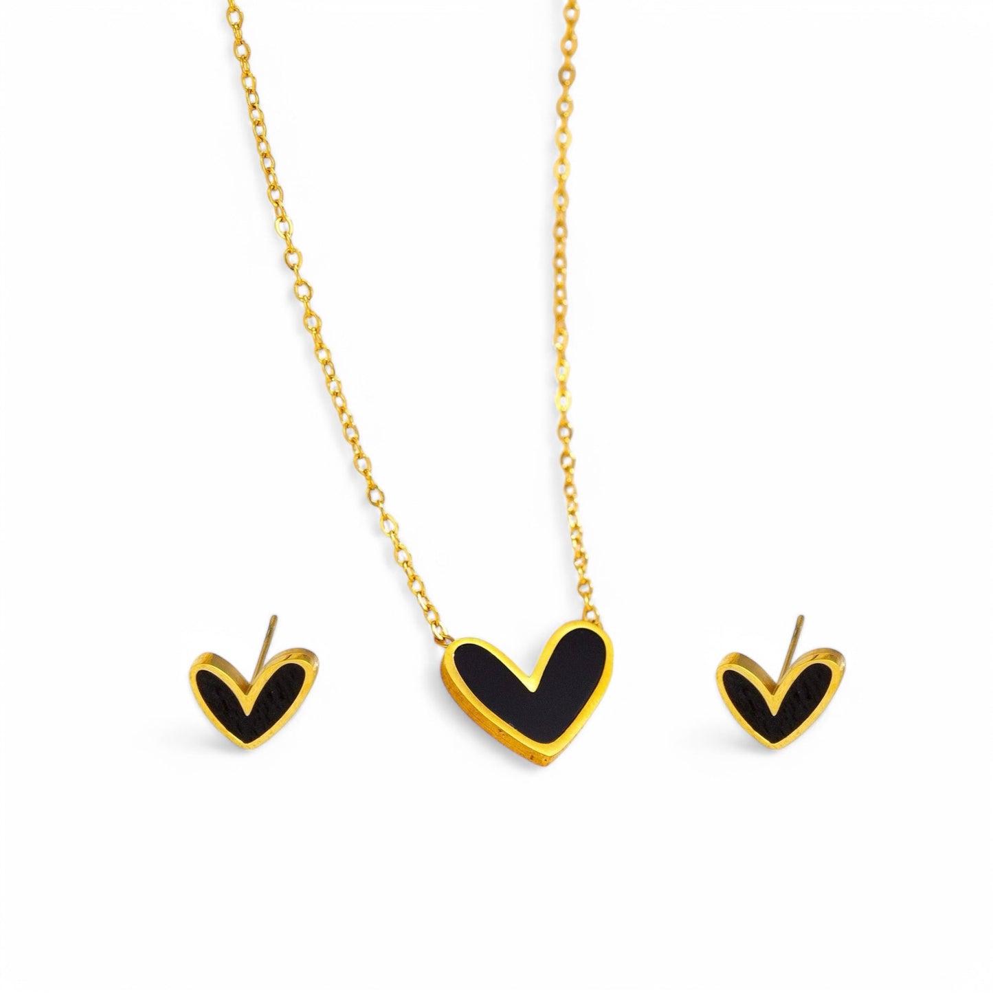 HEART NECKLACE SET