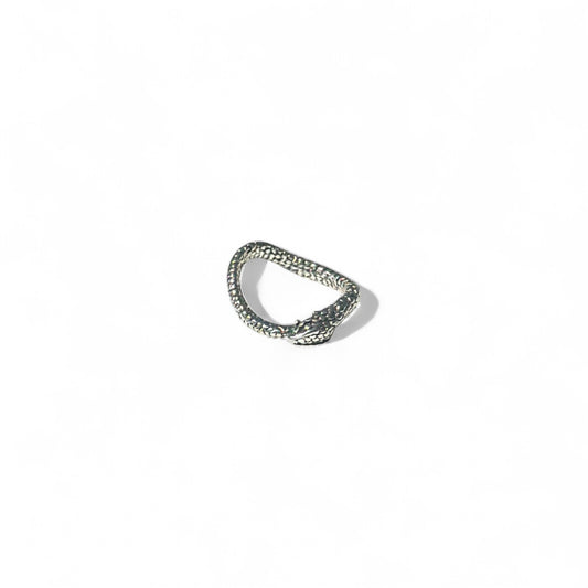 Self biting snake ring