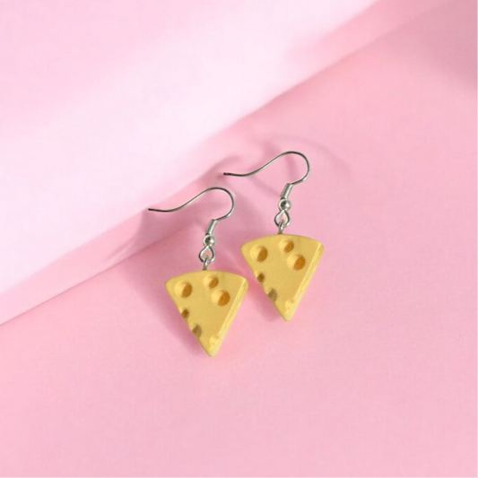 Cheese earrings