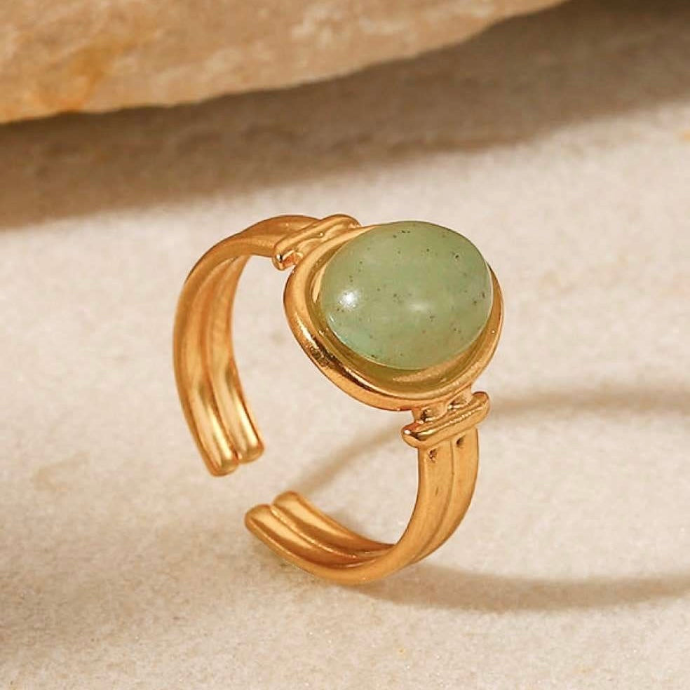 Green Crystal ring