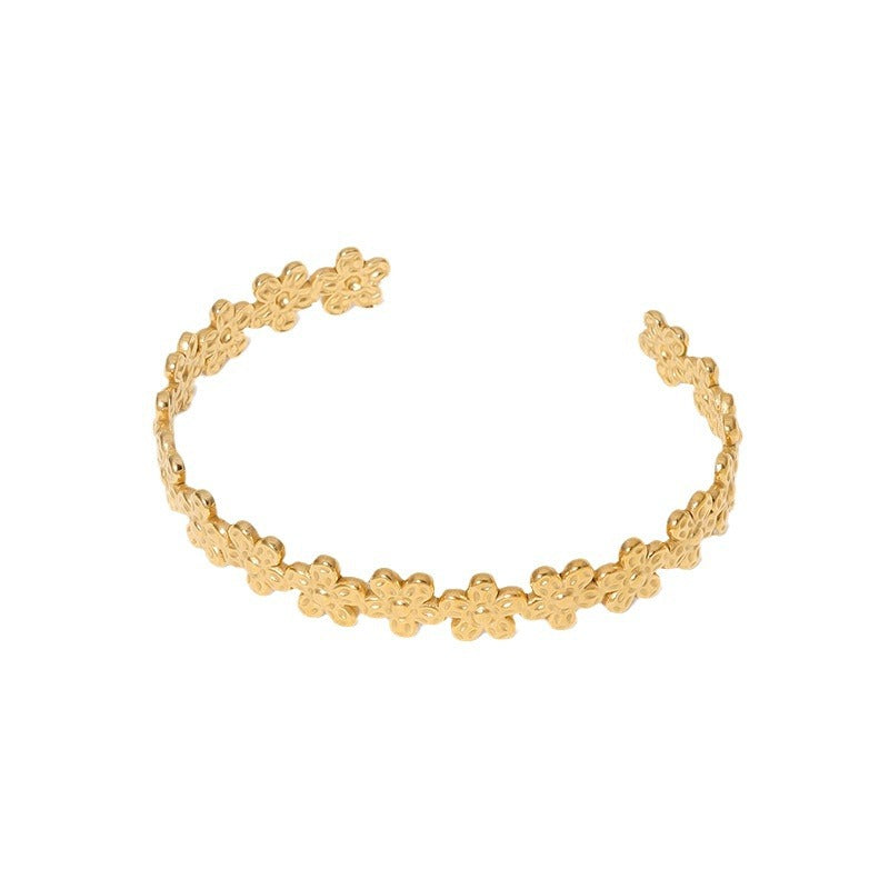 Aesthetic floral bracelet