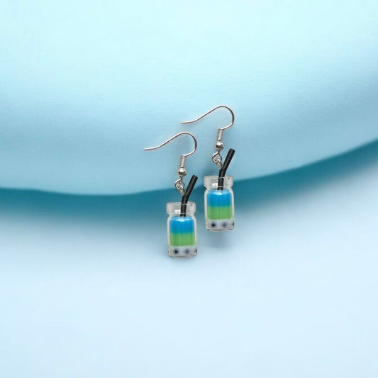 Boba drink earring