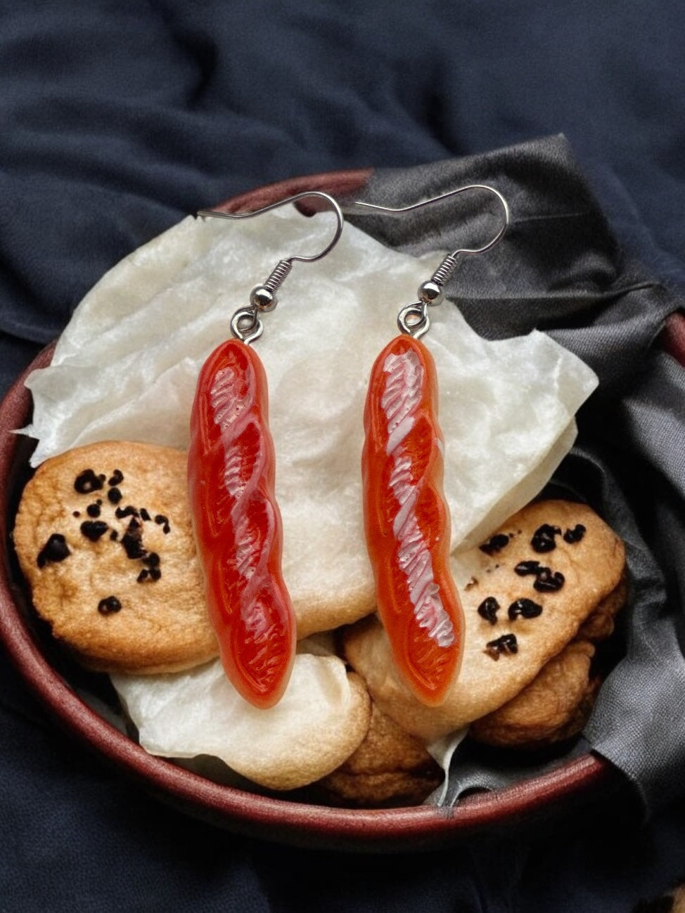 Bread earring