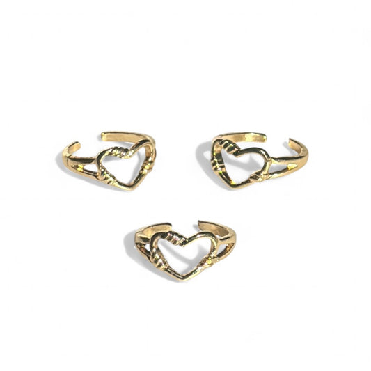 Knot heart ring