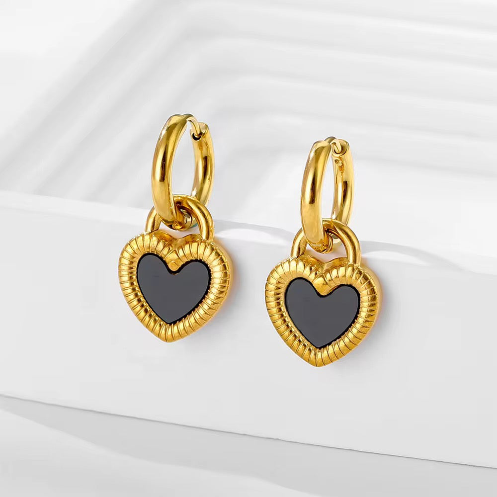 2 in 1 HEART NECKLACE SET
