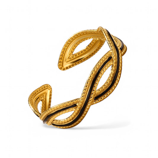 Blacken gold bracelet