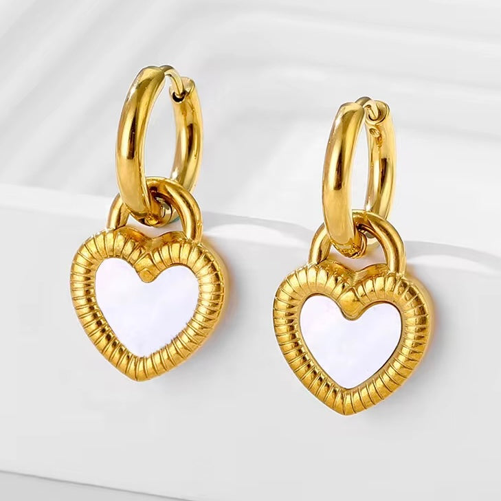 2 in 1 HEART NECKLACE SET