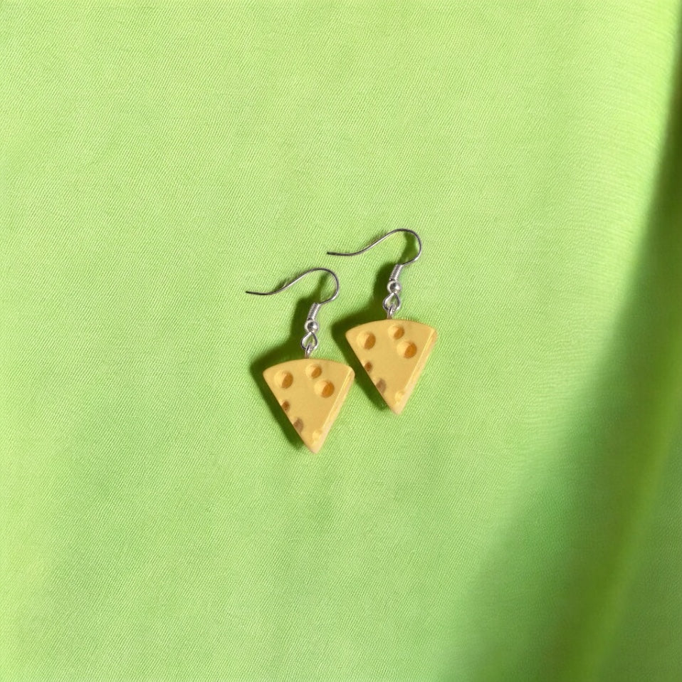 Cheese earrings