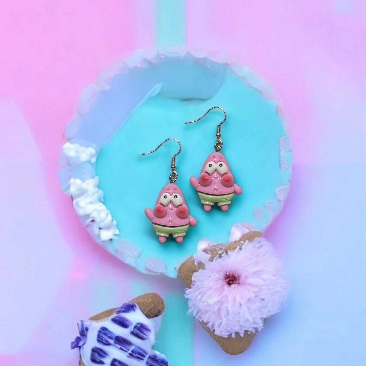 Patrick star earring