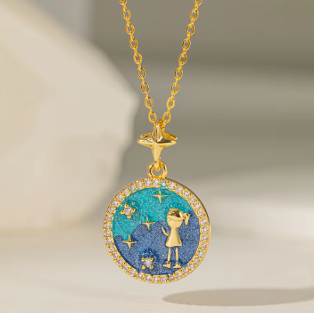 BLUE SPACE Necklace