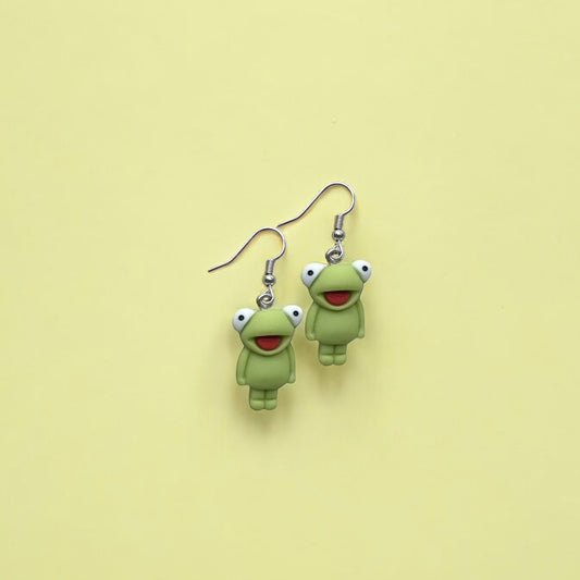 Kermit earrings