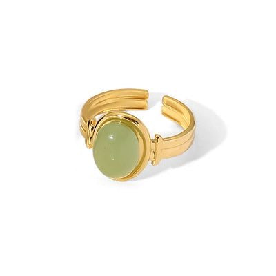 Green Crystal ring