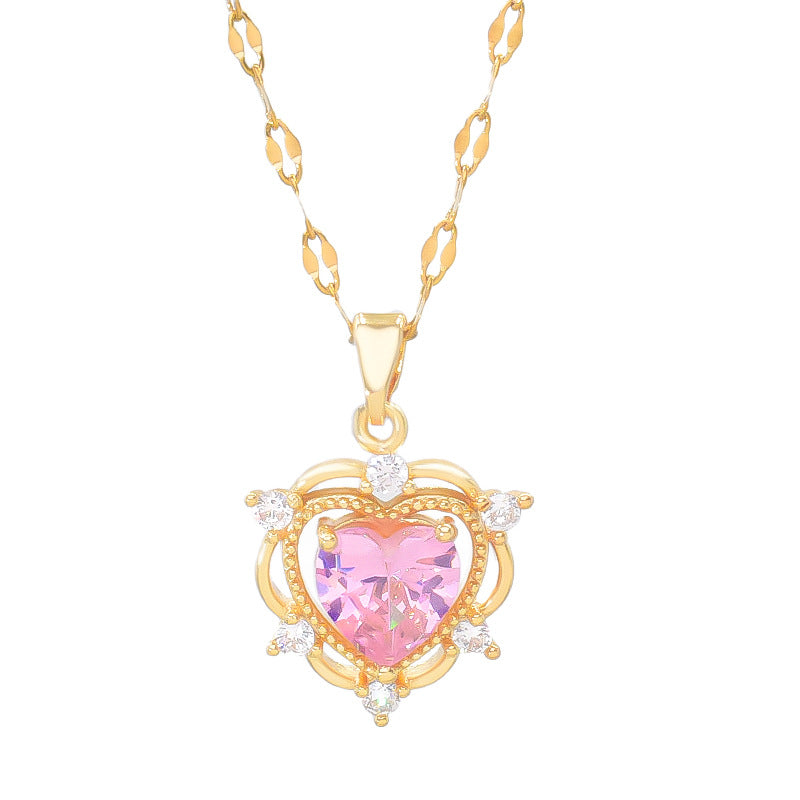 PINK HEART necklace