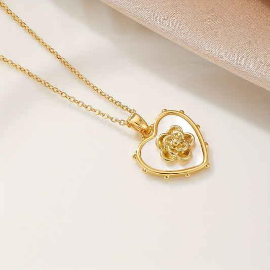 HEART FLOWER necklace