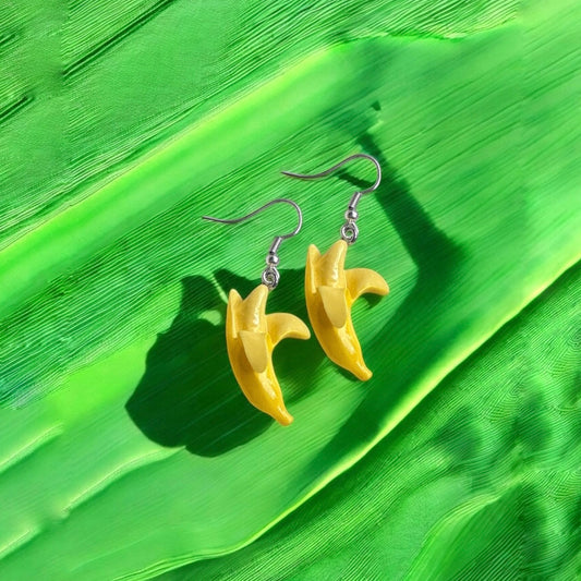 Banana earrings