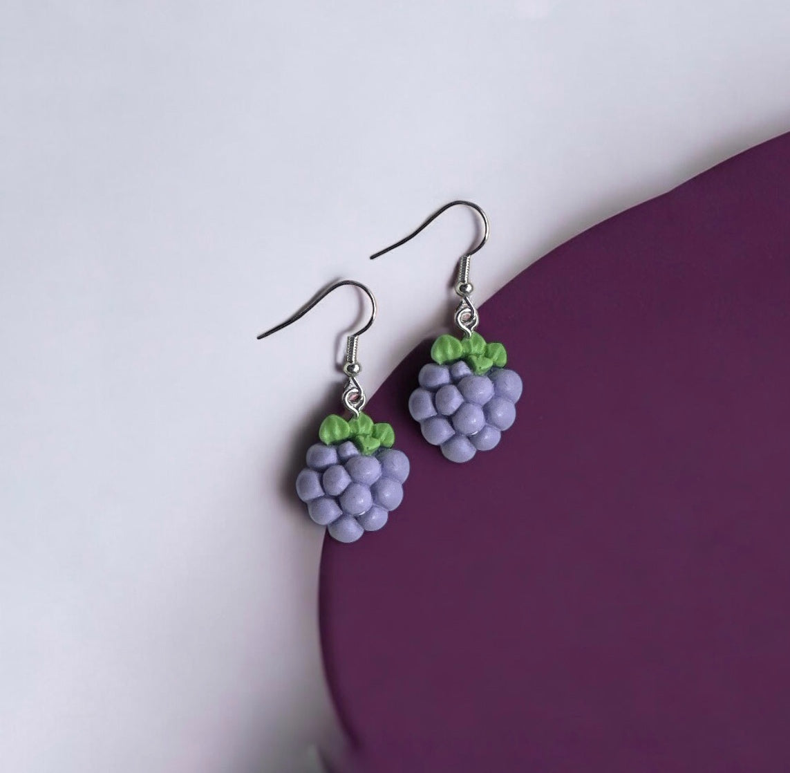Grape earrings