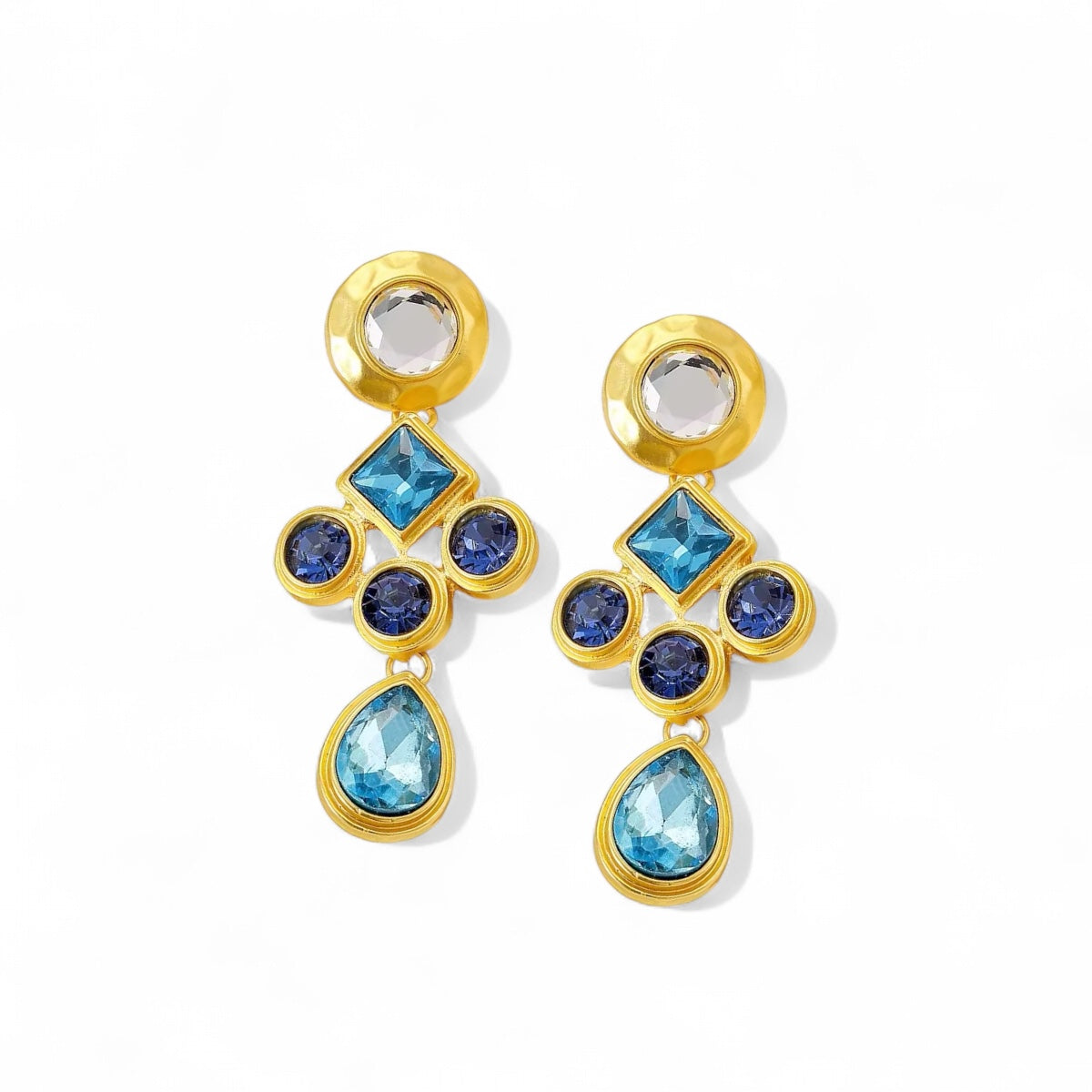 ROYAL BLUE  925 silver earring