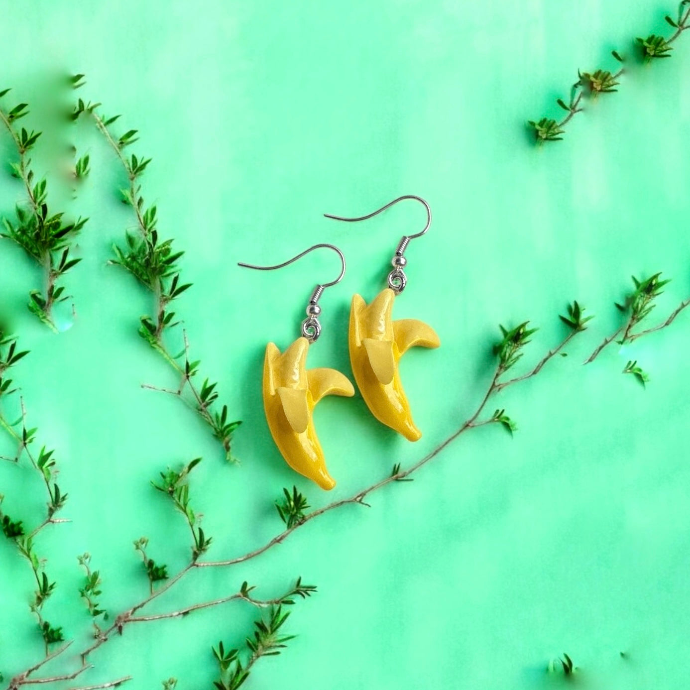 Banana earrings