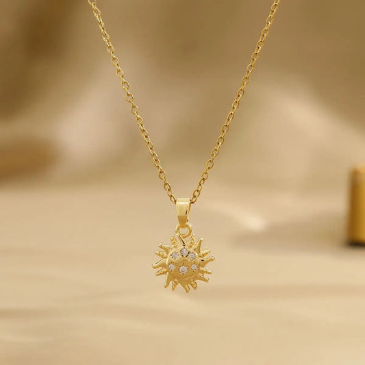 CRYSTAL SUN necklace