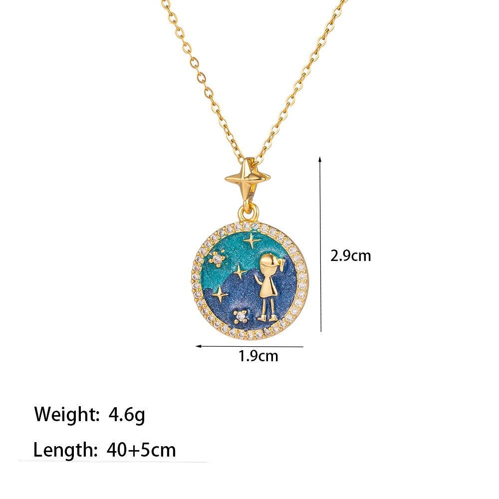 BLUE SPACE Necklace