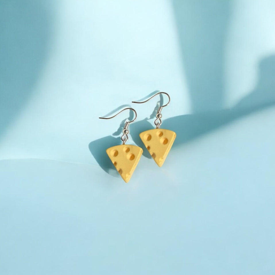 Cheese earrings