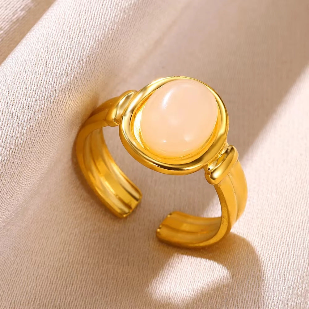 ROSE-QUARTZ RING