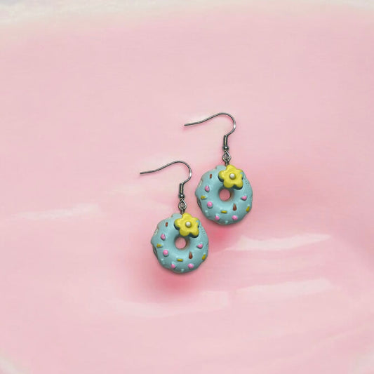 Cute donut earrings