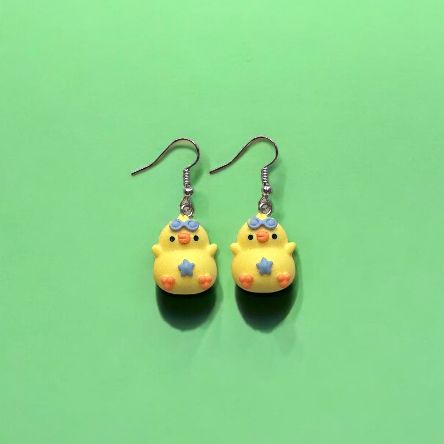 Cute chicken earrings