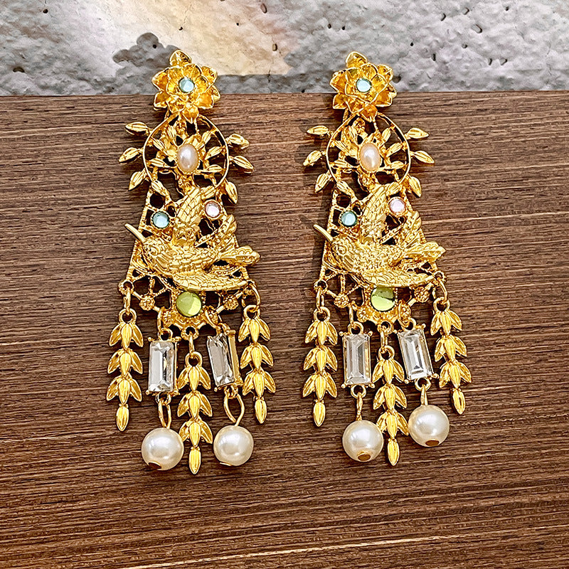 THE ROYAL BIRD 925 silver earring