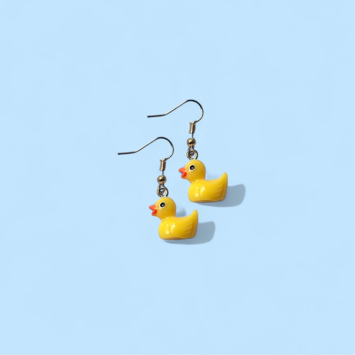 Duck earrings