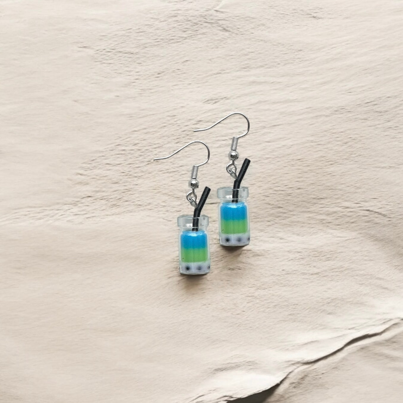 Boba drink earring