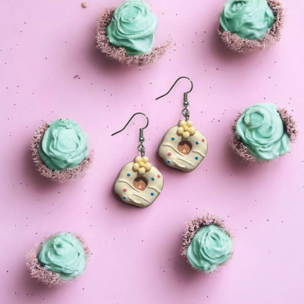 Donut earrings