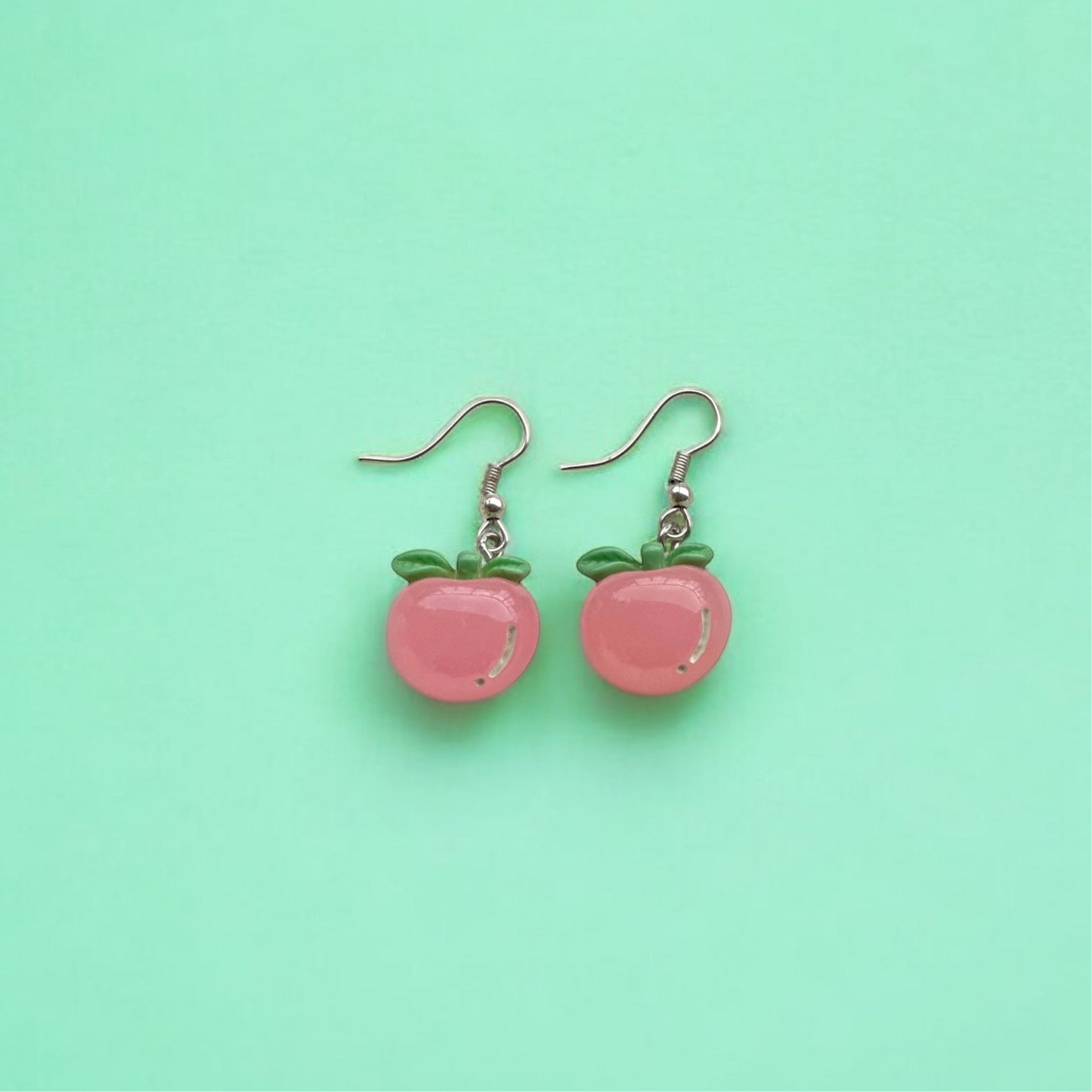 Pretty peach earrings