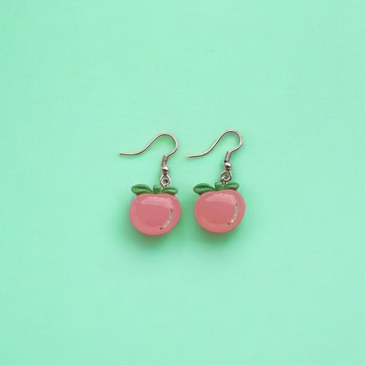 Pretty peach earrings