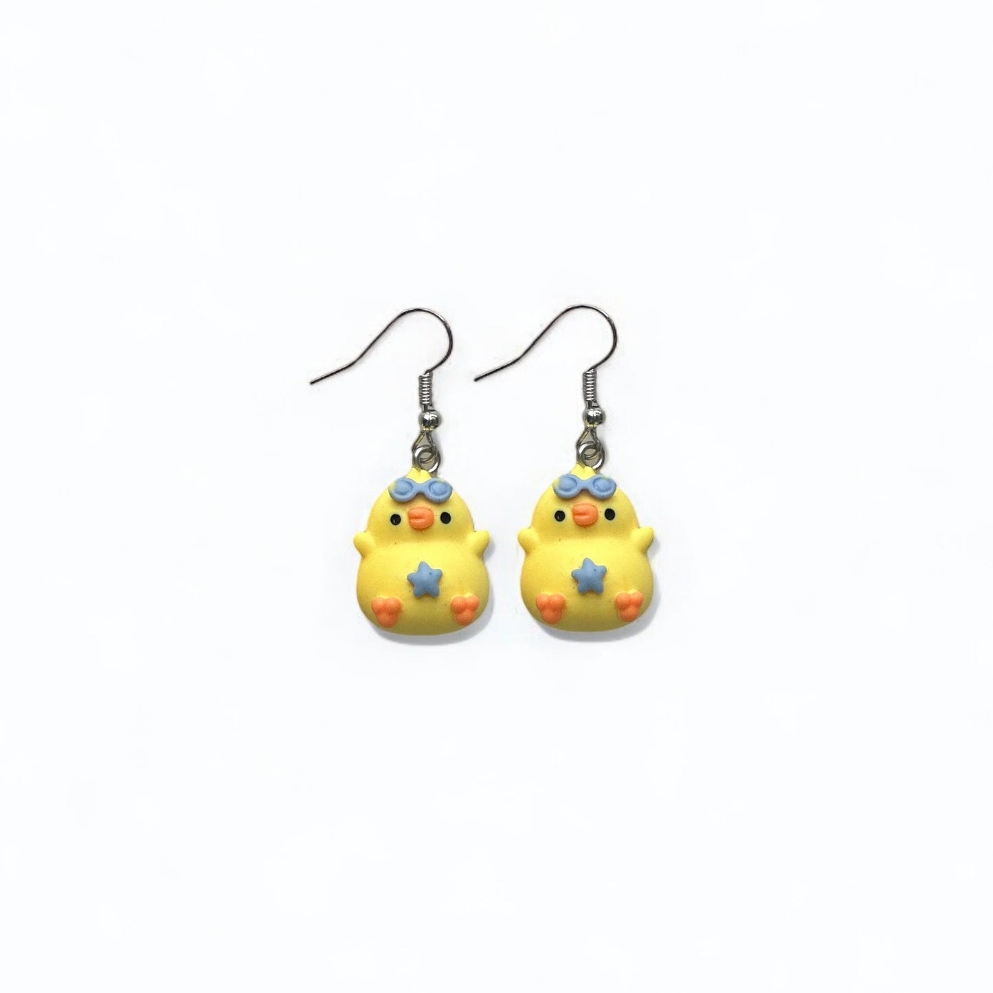 Cute chicken earrings