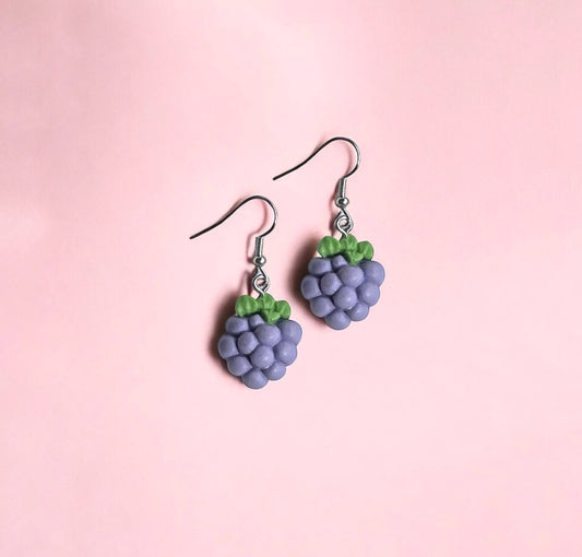 Grape earrings