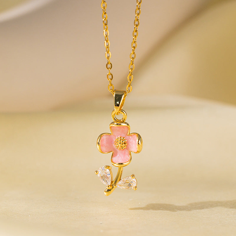 PINKY FLORAL necklace