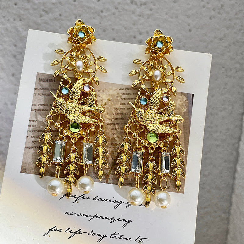 THE ROYAL BIRD 925 silver earring