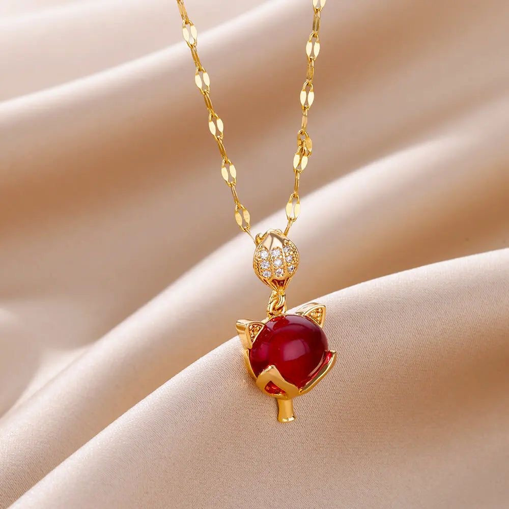 RED RABBIT necklace