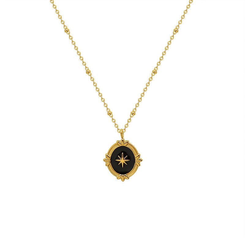 BLACK GEO necklace