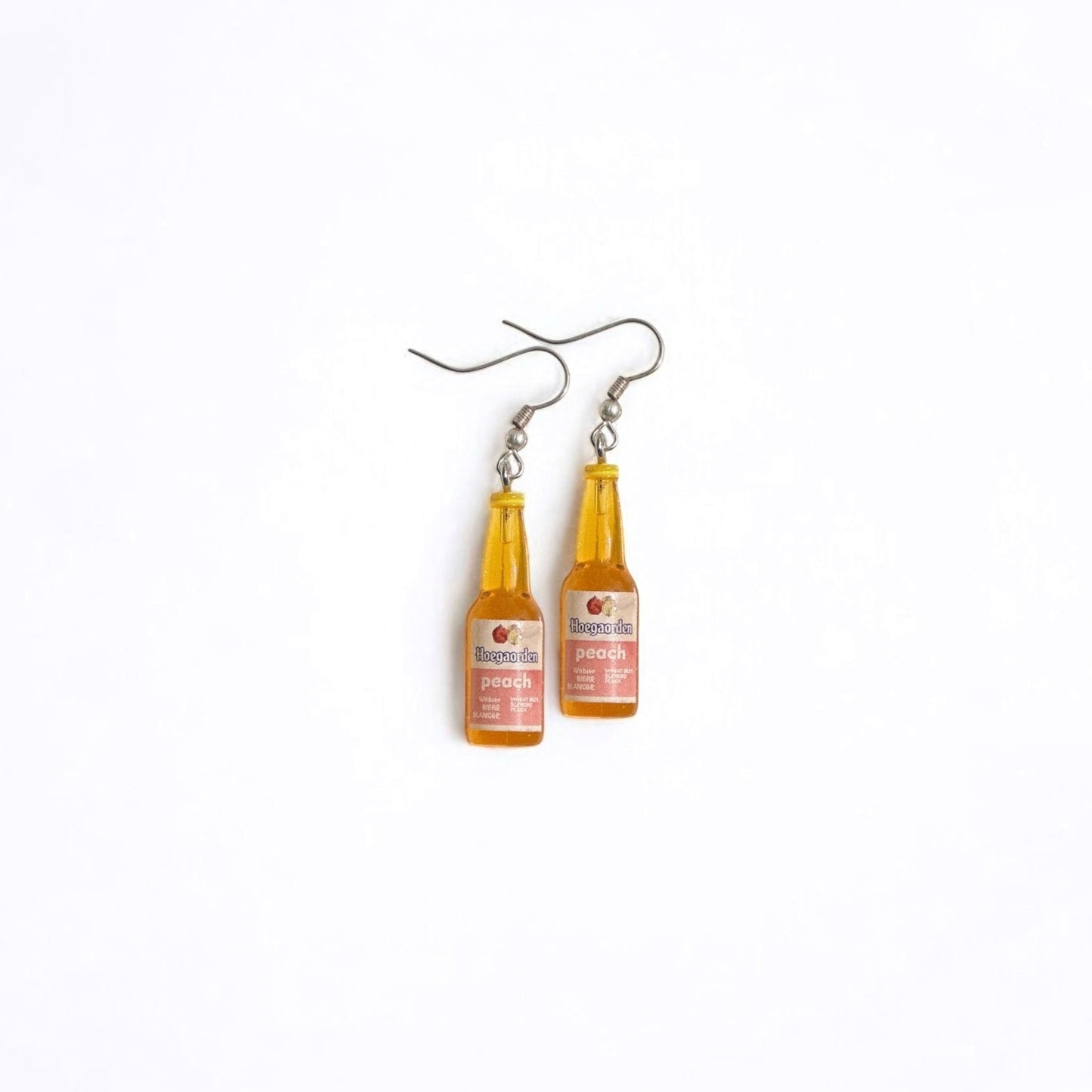 Orange drink earrings
